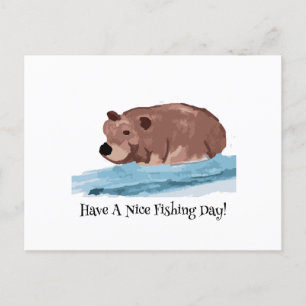 Fishing Day Postcard