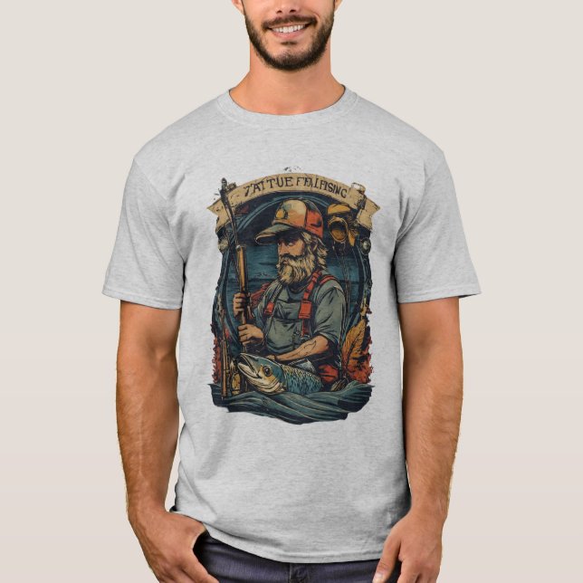 fishing day T-Shirt (Front)
