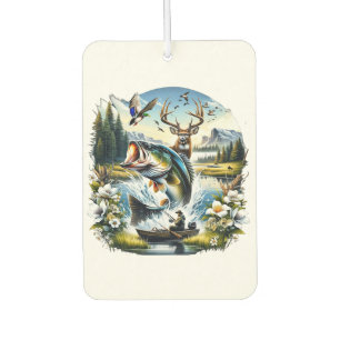 Fishing, Deer, Duck Hunting Car Air Freshener