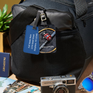 Fishing Design for a Fishing Enthusiast Luggage Tag
