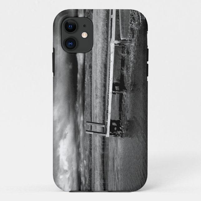 Fishing Dock Photo iPhone Case (Back)