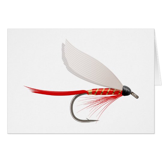 Fishing Dry Fly Red Card