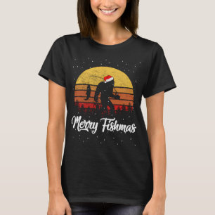 Fishing Elf Family Christmas Elf Costume T-Shirt