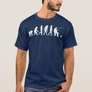 Fishing Evolution l Sitting Fisherman gift T-Shirt