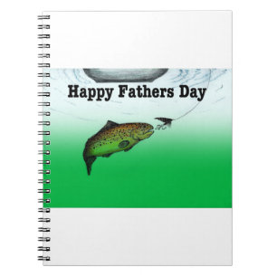 Fishing Fathers Day Notebook