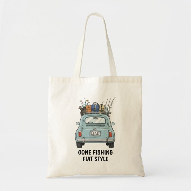 Fishing Fiat Car  Tote Bag (Front)
