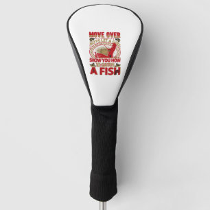 Fishing fish outdoor golf head cover