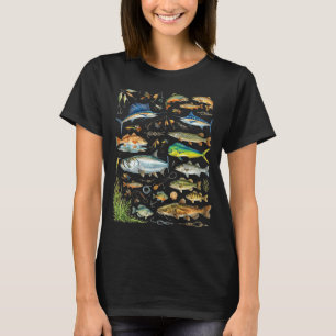 Fishing fish species saltwater freshwater T-Shirt