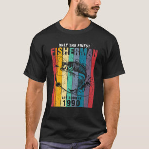 Fishing Fisherman 1990 31St Birthday Vintage 1990 T-Shirt