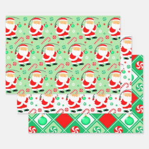 Fishing Fisherman Christmas Gift Wrapping Paper