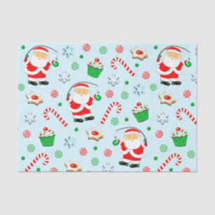 Fishing Fisherman Christmas Holiday Gifts Tissue Paper