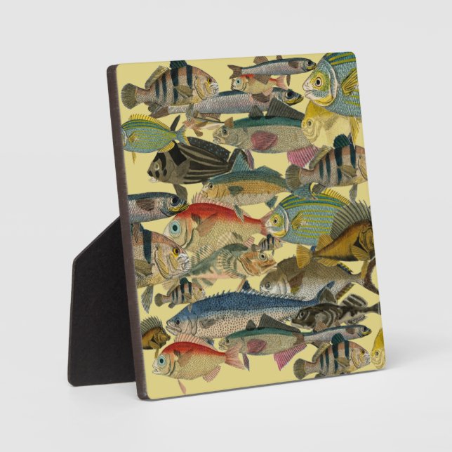 Fishing Fisherman Deep Sea Fishing Exotic Tropical Plaque (Front)