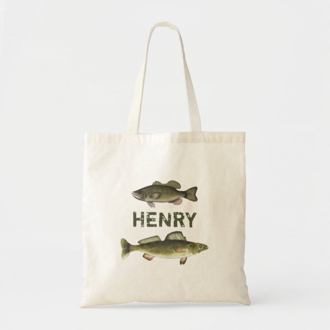 Fishing Fisherman Fisherwoman Angler Nature Tote Bag (Front)