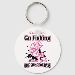 Fishing, Fisherwoman, Place, Fishing, Fish Shirt Key Ring