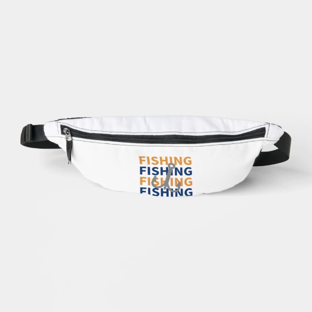 Fishing, Fishing, Fishing, Fishing - Fishing Gift Bum Bags (Front)
