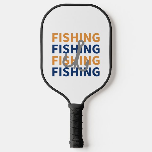 Fishing, Fishing, Fishing, Fishing - Fishing Gift Pickleball Paddle (Front)