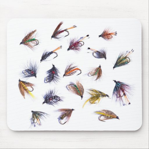 Image of fishing flies Mouse Mat