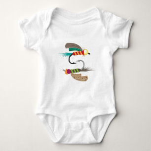 Fishing Fly Baby Bodysuit