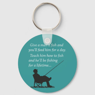 Fishing for a Lifetime Key Ring