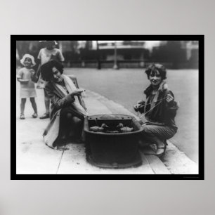 Fishing for Ducks in Washington, DC 1926 Poster