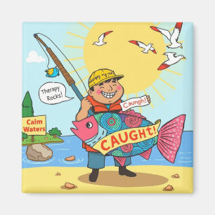 Fishing for Memories Magnet