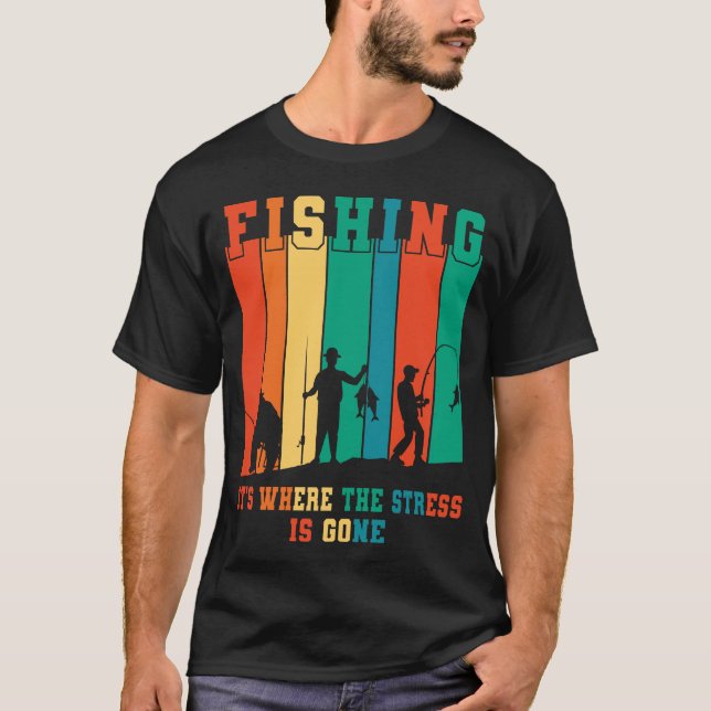 Fishing For Men Fisherman Fisher Fishing Lover T-Shirt (Front)