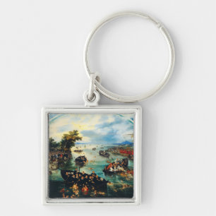 Fishing for Souls by Adriaen van de Venne Key Ring
