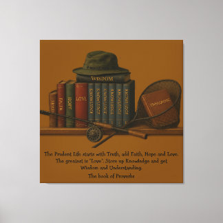 Fishing for Understanding Canvas Print