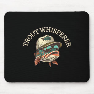 Fishing Fun Adventurous Trout Whisperer Mouse Mat