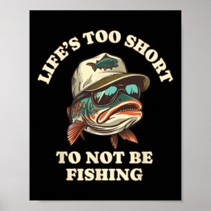 Fishing Fun Chill Trout Fisherman Poster