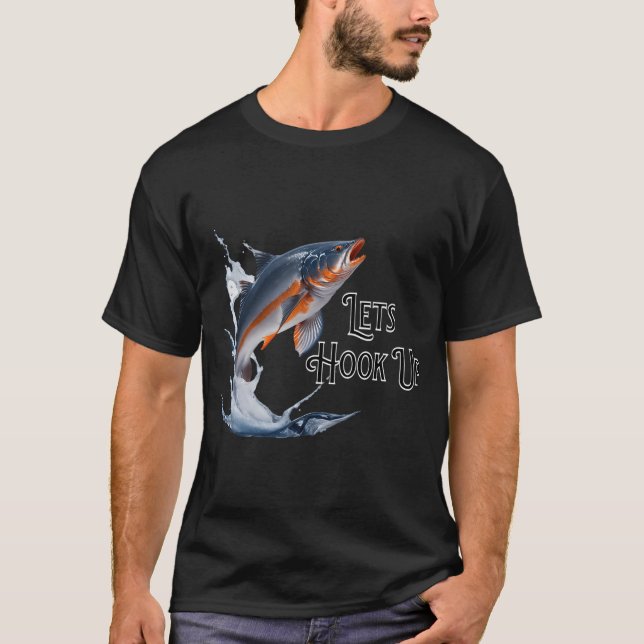 Fishing Fun Greeting T-Shirt (Front)