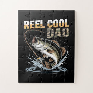 Fishing Funny Fathers Day Fisherman Fish Lovers Jigsaw Puzzle