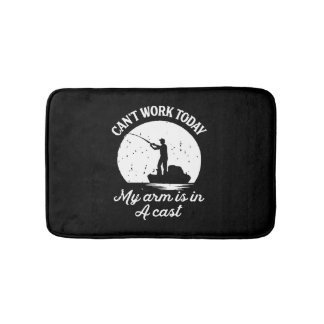 Fishing - Funny Fishing - Fishing Bath Mat