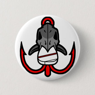 Fishing Fury 6 Cm Round Badge