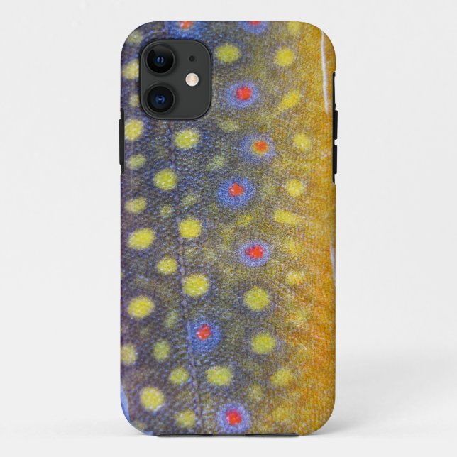 Fishing Fury iPhone 5 Case (Brook Trout) (Back)