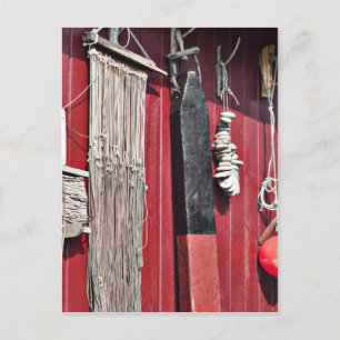 Fishing Gear Equipment Postcard