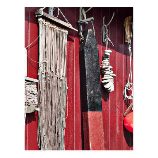 Fishing Gear Equipment Postcard