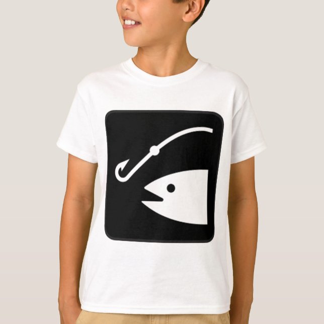 fishing getting a bite T-Shirt (Front)