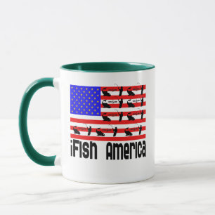 Fishing Gift iFish America Mug
