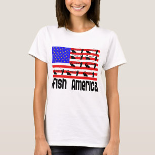 Fishing Gift iFish America T-Shirt