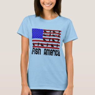 Fishing Gift iFish America T-Shirt
