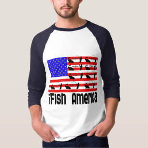 Fishing Gift iFish America T-Shirt