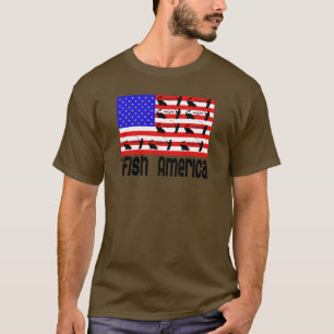 Fishing Gift iFish America T-Shirt