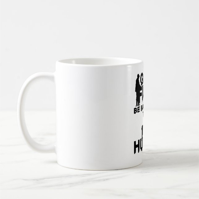 Fishing gone fishing rod fish fishing line coffee mug (Left)