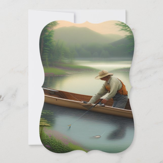 Fishing Graphic Card (Front)