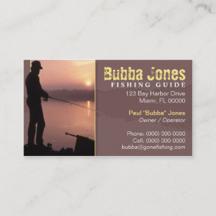 Fishing Guide Business Card