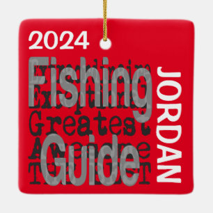 Fishing Guide Extraordinaire CUSTOM Ceramic Ornament