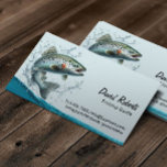 Fishing Guide Professional Fishing Charters Plain Business Card<br><div class="desc">Professional Fishing Guide Service Business Card.</div>