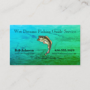 Fishing Guide Service Business Card