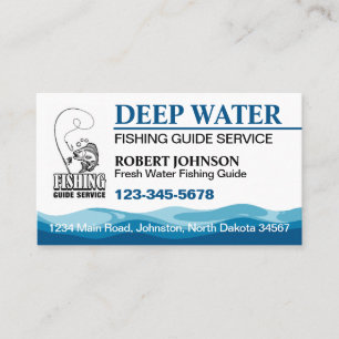 Fishing Guide Service Business Card